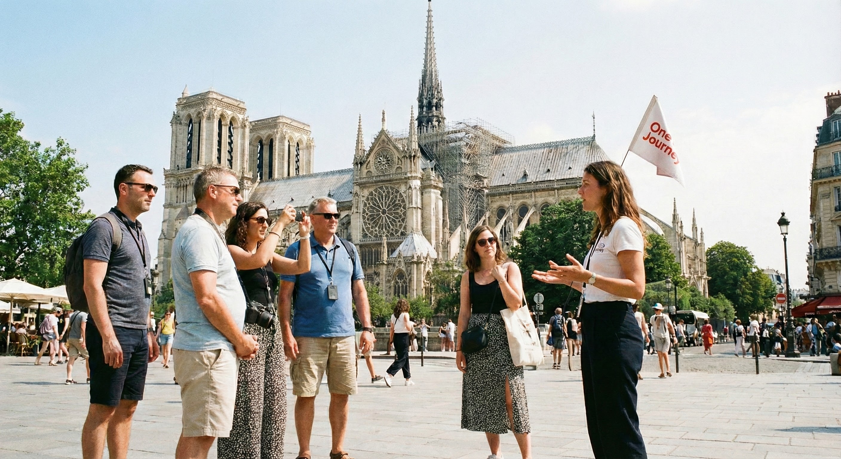 Notre Dame Cathedral exterior tour with guide