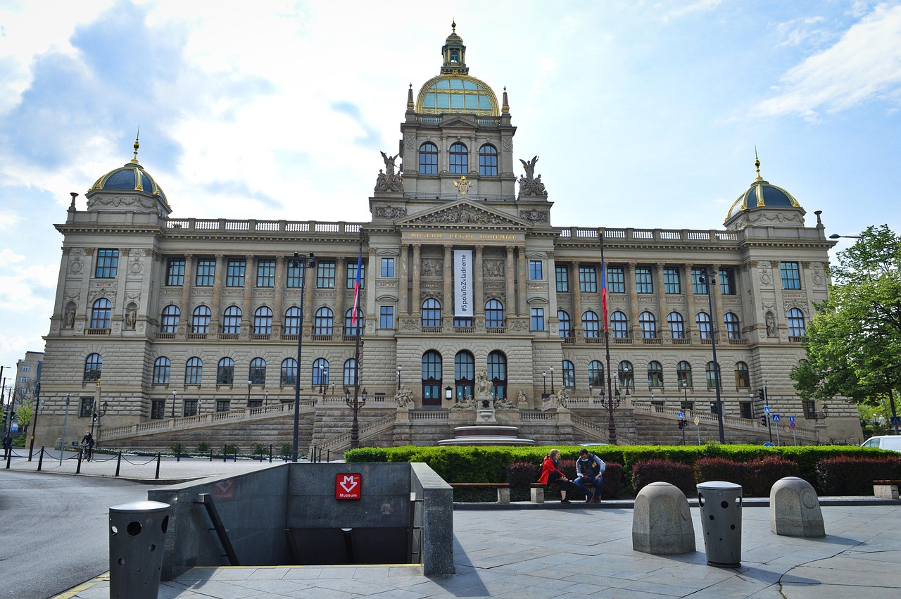 Dome viewpoint of the National Museum after hours